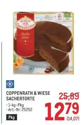 Metro Coppenrath & Wiese Sachertorte Angebot