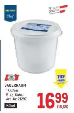 Metro SAUERRAHM Angebot