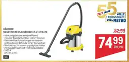 Metro KÄRCHER NASSTROCKENSAUGER WD 3 S V-17/4/20 Angebot