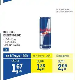 Metro RED BULL ENERGYDRINK Angebot
