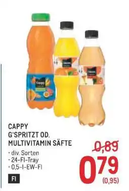 Metro CAPPY Angebot