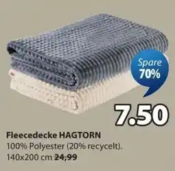 JYSK Fleecedecke HAGTORN Angebot