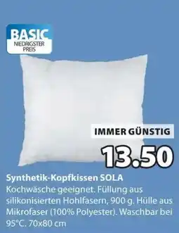 JYSK Synthetik-Kopfkissen SOLA Angebot