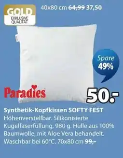 JYSK Paradies Synthetik-Kopfkissen SOFTY FEST Angebot