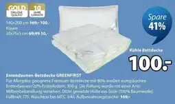 JYSK Entendaunen-Bettdecke GREENFIRST Angebot