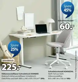 JYSK Schreibtisch SVANEKE Angebot