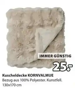 JYSK Kuscheldecke KORNAVALMUE Angebot