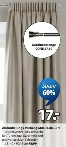 JYSK Abdunkelungs-Vorhang MAGELUNGEN Angebot