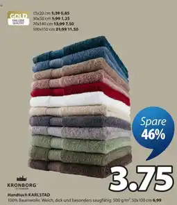 JYSK Handtuch KARLSTAD Angebot