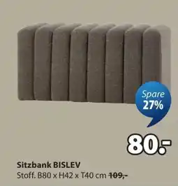 JYSK Sitzbank BISLEV Angebot