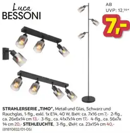 Möbelix Luca bessoni strahlerserie „timo" Angebot