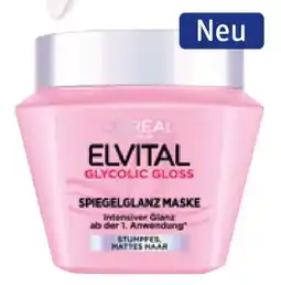 dm L'Oréal Paris Elvital Glycolic Gloss Spiegelglanz Maske Angebot