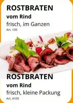 Nemetz Markt Rostbraten vom Rind Angebot