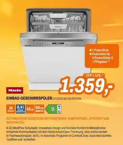 ETech Miele Einbau-Geschirrspüler G713SCI AD 125 Edition Angebot