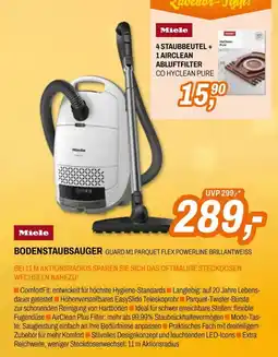 ETech Miele Bodenstaubsauger Guard M1 Parquet Flex Powerline Brillantweiss Angebot