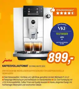 ETech jura KAFFEEVOLLAUTOMAT E6 PIANO WHITE (ED) Angebot
