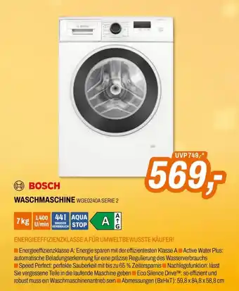 Bosch Waschmaschine WGE0240A Serie 2