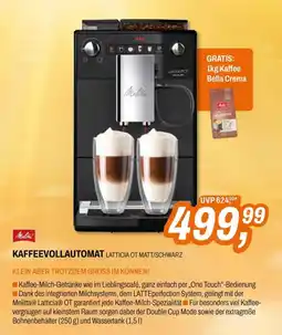 ETech Melitta Kaffeevollautomat Latticia OT Matt/Schwarz Angebot
