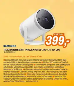 ETech Samsung Tragbarer Smart-Projektor 30-100" (76-254 cm) "The Freestyle" Angebot