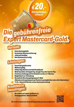 ETech Expert Mastercard-Gold Angebot