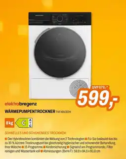 ETech Wärmepumpentrockner TKFX84302H Angebot