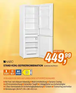 ETech NABO STAND-KÜHL-GEFRIERKOMBINATION Angebot