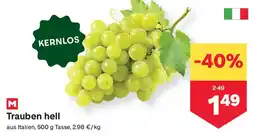 MPreis Trauben hell Angebot