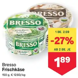 MPreis Bresso Frischkäse Angebot