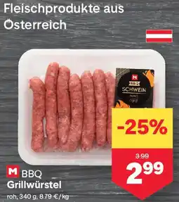 MPreis BBQ Grillwürstel Angebot
