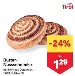 MPreis Butter Nussschnecke Angebot