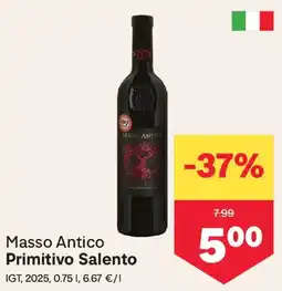 MPreis Masso Antico Primitivo Salento Angebot