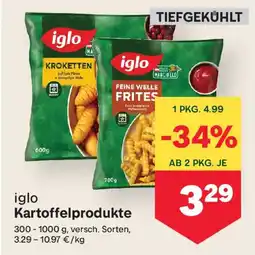 MPreis iglo Kartoffelprodukte Angebot