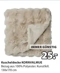 JYSK Kuscheldecke KORNVALMUE Angebot
