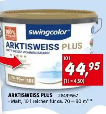 Bauhaus swingcolor ARKTISWEISS PLUS Angebot