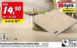 Bauhaus Feinsteinzeug POMPEI Aureo CLASSICO CROSS Angebot