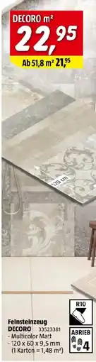 Bauhaus Feinsteinzeug DECORO Angebot
