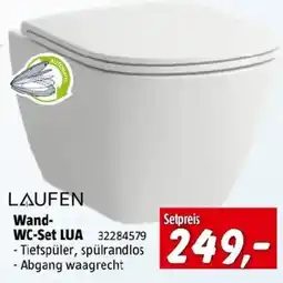 Bauhaus LAUFEN Wand- WC-Set LUA Angebot