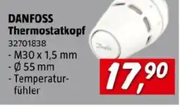Bauhaus DANFOSS Thermostatkopf Angebot