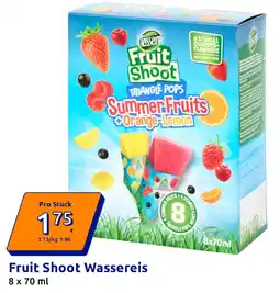 Action Fruit Shoot Wassereis Angebot