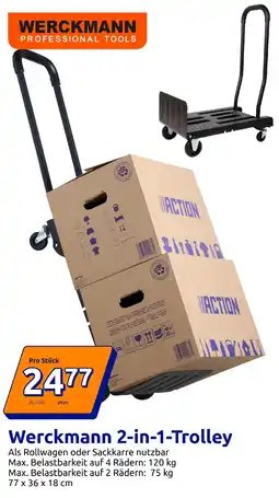 Action Werckmann 2-in-1-Trolley Angebot