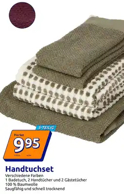 Action Handtuchset Angebot