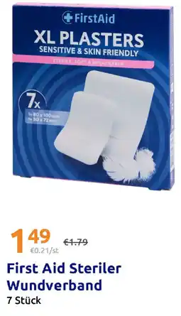 Action First Aid Steriler Wundverband Angebot