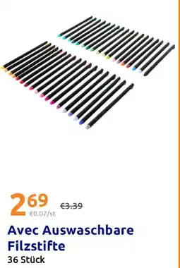 Action Avec Auswaschbare Filzstifte Angebot