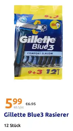 Action Gillette Blue3 Rasierer Angebot