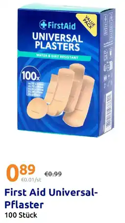 Action First Aid Universal Pflaster Angebot