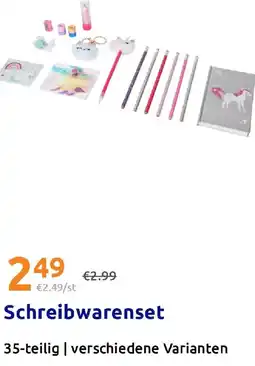 Action Schreibwarenset Angebot