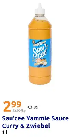 Action Sau'cee Yammie Sauce Curry & Zwiebel Angebot