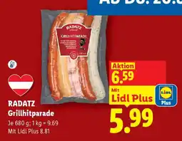 Lidl RADATZ Grillhitparade Angebot