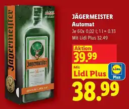 Lidl Jägermeister automat Angebot