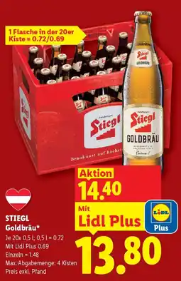 Lidl Stiegl goldbräu Angebot